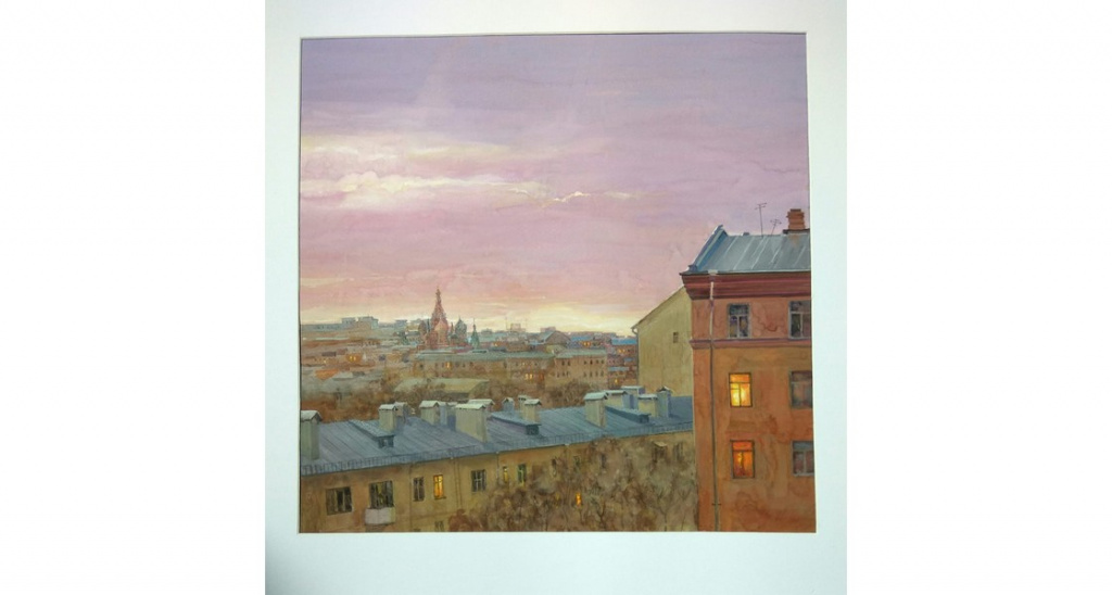 Выставка акварели, графики, керамики «Взгляд на Москву»