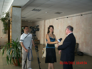 Интервью В.С.Угарова черкасскому телевидению