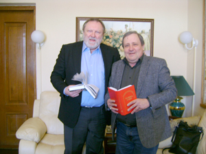 Советник-посланник Посольства России на Украине А.В.Воробьёв и С.Н.Гловюк