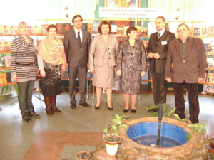 на открытии книжной выставки