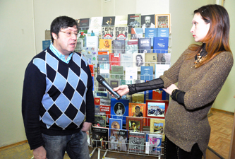 Интервью В. Леонидова местным СМИ.