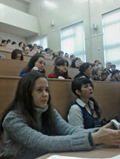 Студенты Университета на Лекции С.П. Костырко.