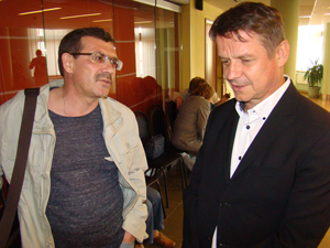 Павел Басинский и Гжегож Пшебинда
