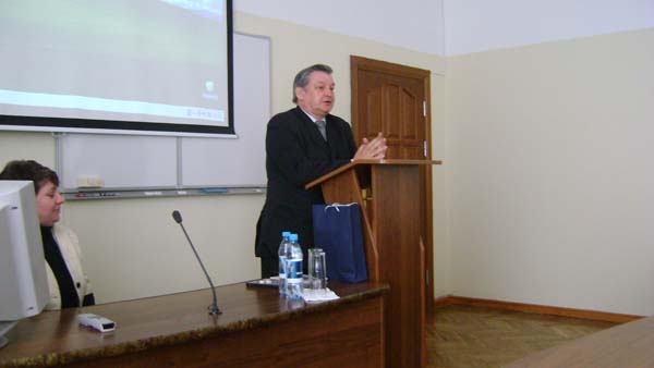 Выступление Генерального Консула РФ в Даугавпилсе Н.А.Вихляева