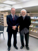 Зам. директора Дома В.С. Угаров и почетный профессор Тартуского университета д.ф.н. С.Г. Исаков