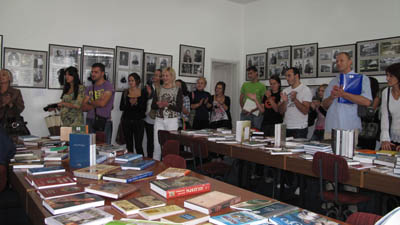 Книжная выставка в Черногории