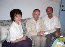 В.А.Москвин с дочерью атамана Семёнова Елизаветой Григорьевной и её супругом