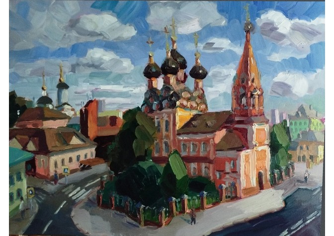 Выставка «Любимый город в живописи москвичей»