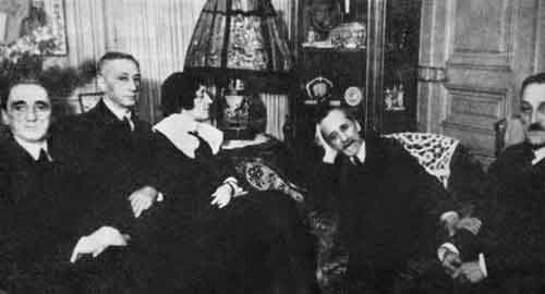 И.С. Шмелев, И.А. Бунин, З.Н. Гиппиус, Д.С. Мережковский, Б.К. Зайцев. Париж, 1936 И.С. Шмелев, И.А. Бунин, З.Н. Гиппиус, Д.С. Мережковский, Б.К. Зайцев. Париж, 1936