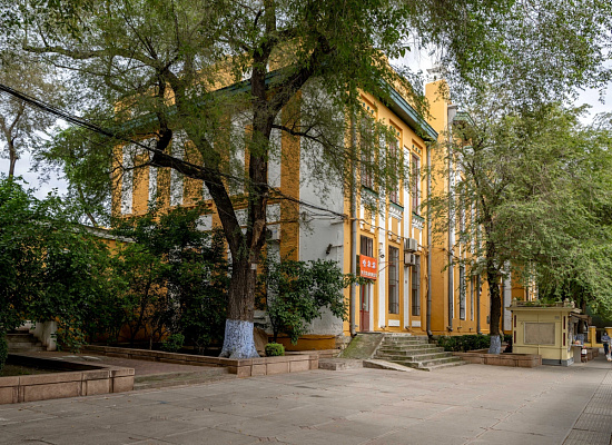 Здание бывших Мужского и Женского коммерческих училищ. Сентябрь 2024. Фото Елизаветы Кириной