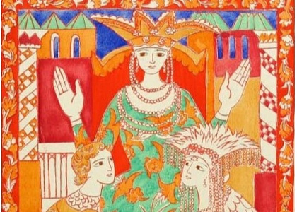 Интерактивная программа с мастер-классом «Королева русского авангарда. Наталия Гончарова»