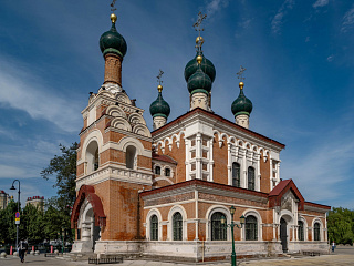 Восточный фасад Иверского храма. Сентябрь 2024. Фото Елизаветы Кириной
