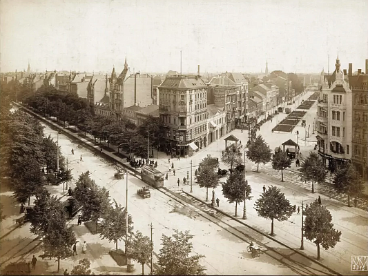 Берлинерштрассе. 1907. Источник: https://pastvu.com/p/1587153