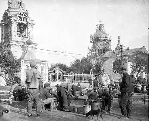 Соборная площадь. 1931. Фотограф Р.Л. Пендлтон. Источник: https://humus.livejournal.com/9039780.html