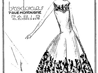 Реклама дома вышивки «Китмир» из журнала «Жардан де мод». Париж. 1925