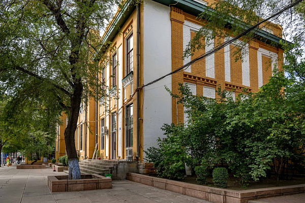 Здание бывших Мужского и Женского коммерческих училищ. Сентябрь 2024. Фото Елизаветы Кириной