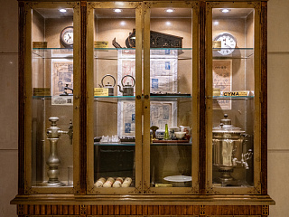 Экспозиция в гостинице «Модерн». Сентябрь 2024. Фото Елизаветы Кириной