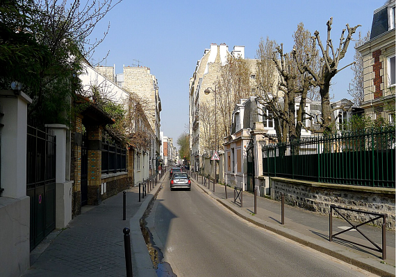 Рю Буало. Март 2014. Источник: https://fr.wikipedia.org/wiki/Rue_Boileau_(Paris)