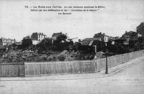 Вид на квартал Бют-о-Кай (Перепелиный холм). Конец XIX в. Почтовая открытка