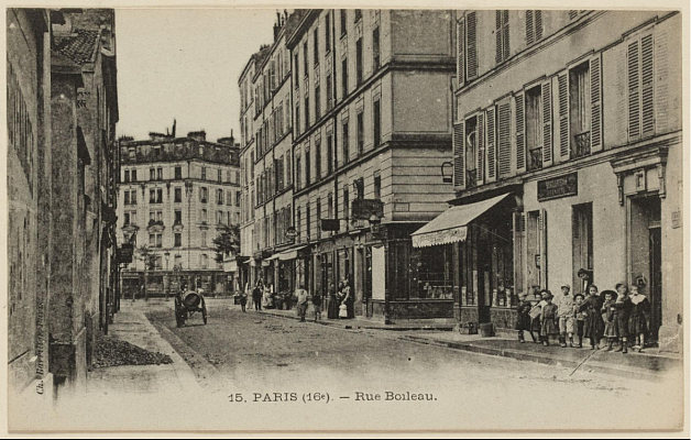 Рю Буало. 1910-е. Почтовая открытка