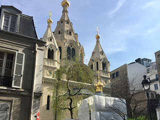 Собор Александра Невского в Париже. Апрель 2019. Фото Дарьи Сергеевой
