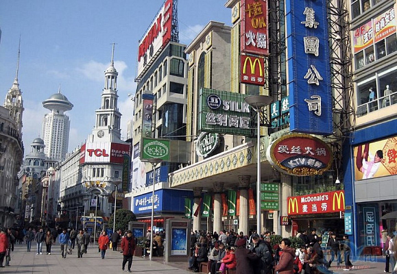 Улица Хуайхай лу (бывшая Avenue Joffre). Наши дни