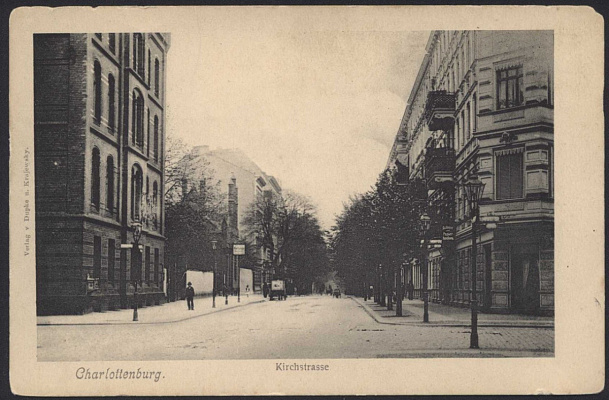 Кирхштрассе. 1920-е. Почтовая открытка