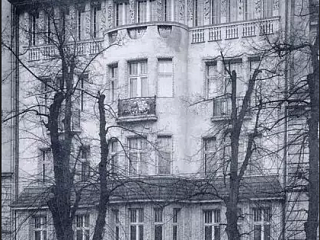 Дом, на Берлинерштрасе,146 ,находившийся напротив Дома Н. Загрекова. 1906