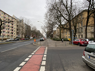 Бундесаллее (бывшая Кайзераллее). Декабрь 2021. Фото Алексея Урбана