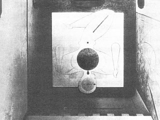 Вестибюль Баухауза в Веймаре. Роспись художника Оскара Шлеммера. Начало 1920-х