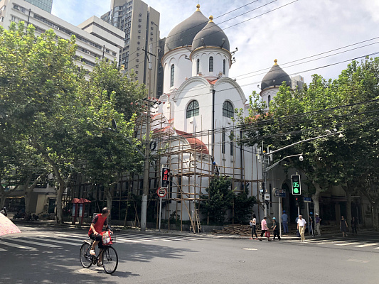 Кафедральный собор в честь иконы Божией Матери «Споручница грешных». Общий вид. Август 2018. Фото Михаила Дроздова